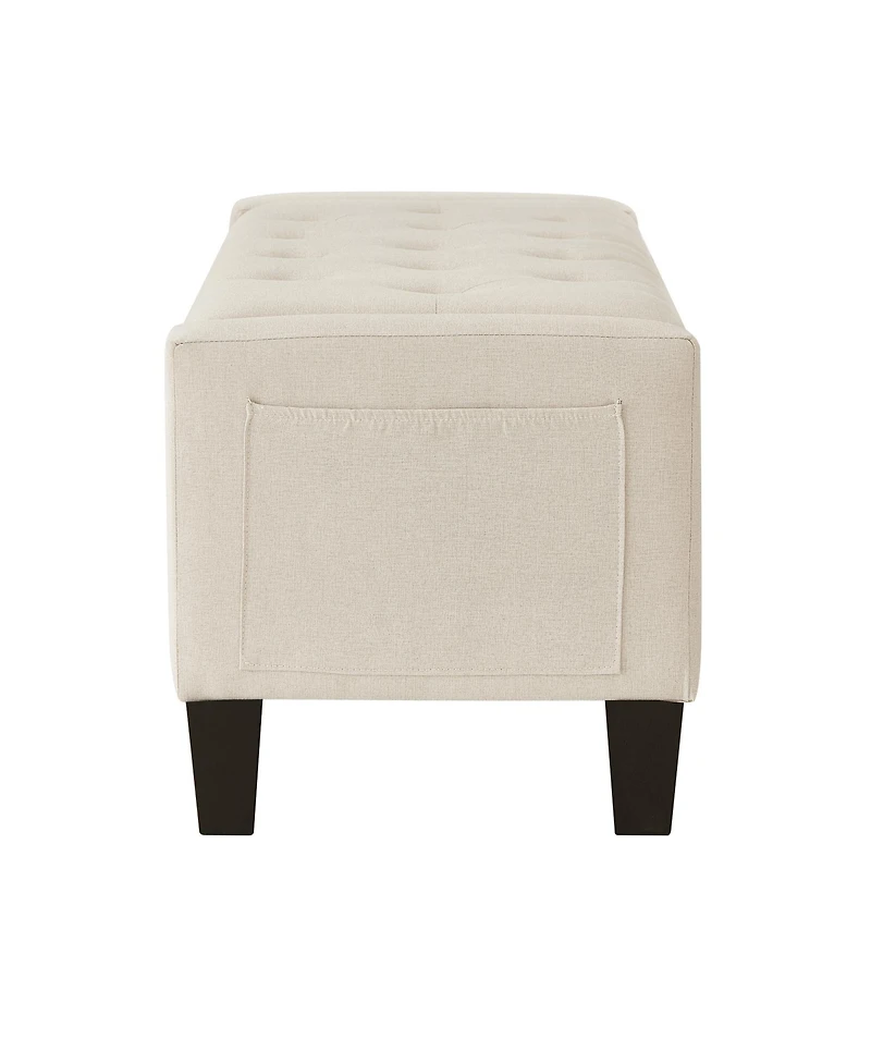 Flynama Linen Storage Ottoman Bench