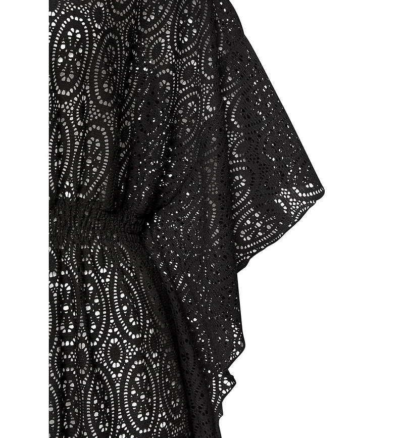Lascana Women's Flowy Lace Cover up Beach Dress
