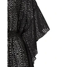 Lascana Women's Flowy Lace Cover up Beach Dress