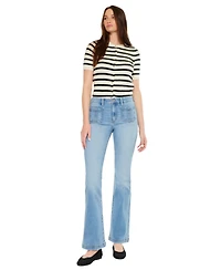 KanCan Women's Usa Juniors' Lux High Rise Bootcut Jeans