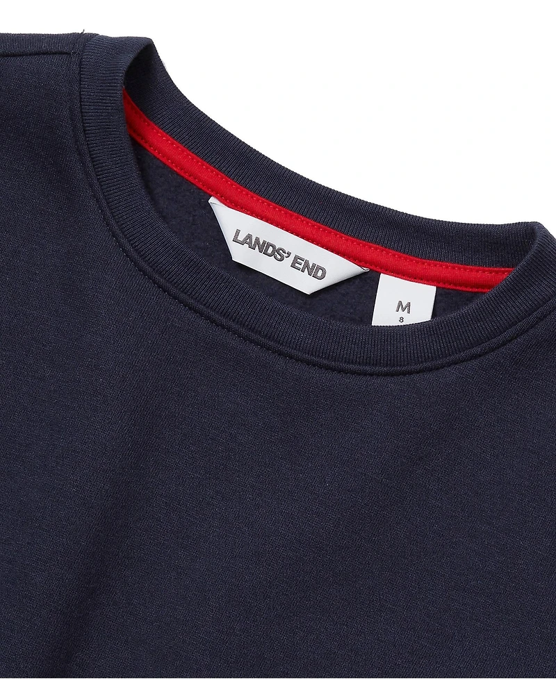 Lands' End Girls Fleece Crewneck Sweatshirt