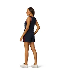 Cable & Gauge Women's Sporty Stripe Trim Tank
