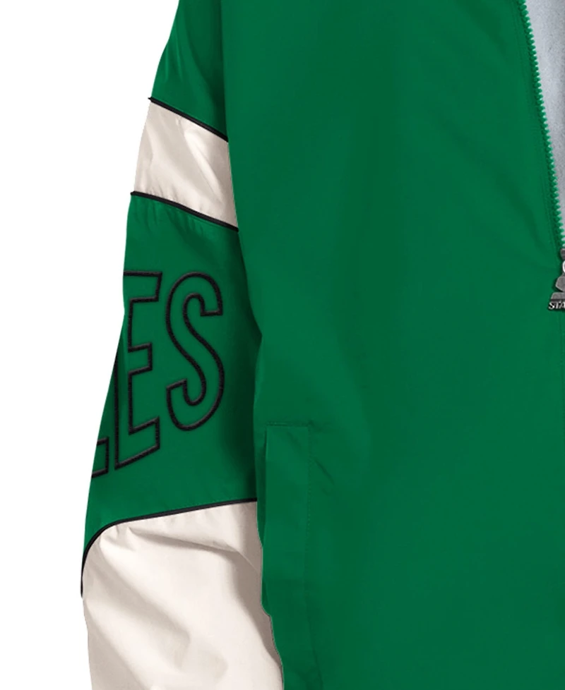 Starter Men's Kelly Green Philadelphia Eagles The Gust Full-Zip Hooded Jacket