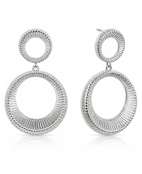 And Now This Circle Drop Post Earrings