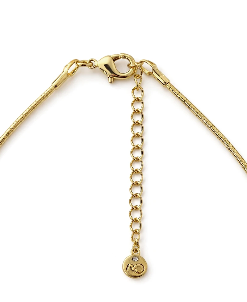 And Now This Snake Chain Cubic Zirconia Drop Necklace