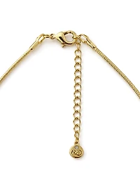 And Now This Snake Chain Cubic Zirconia Drop Necklace