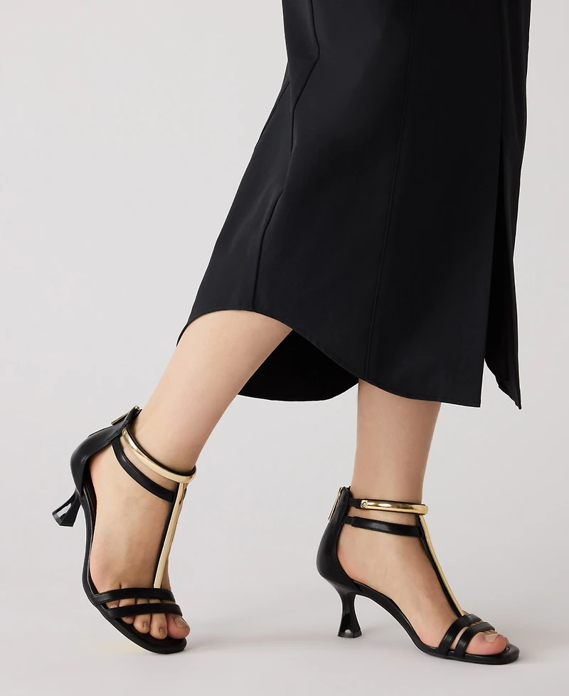 Anne Klein Women's Juliet Kitten Heel Dress Sandals