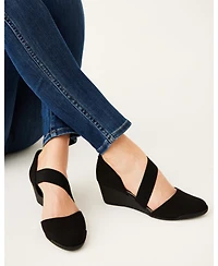 Anne Klein Women's Tara Sport Asymmetrical Wedges