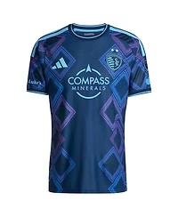 Adidas Men's Dejan Joveljic Blue Sporting Kansas City 2026 The 18th Vine Kit On-Field Authentic Patch Jersey