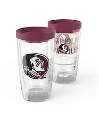 Tervis Florida State Seminoles 2-Pack 16oz. Competitor Emblem Tumbler Set
