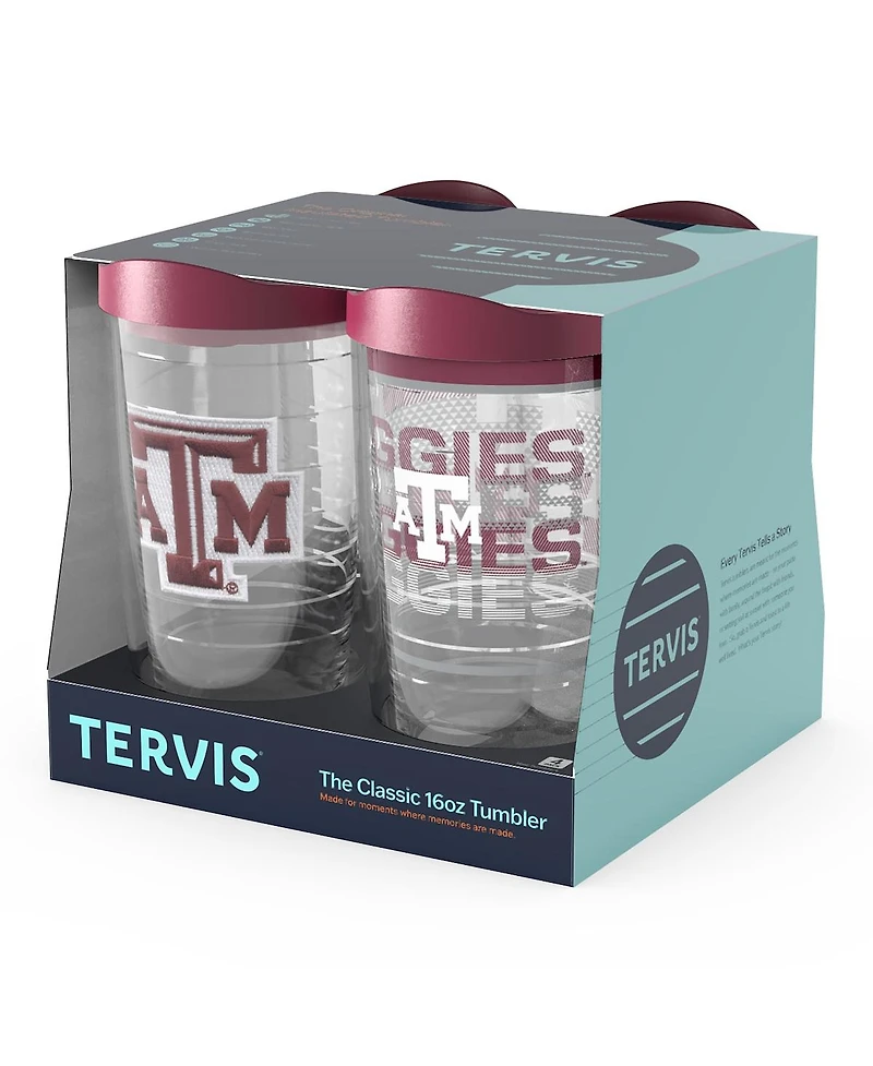 Tervis Texas A&M Aggies 4-Pack 16oz. Classic Tumbler Set