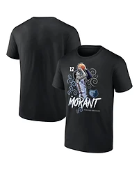 Fanatics Mto Label Men's Ja Morant Black Memphis Grizzlies Competitor T-Shirt