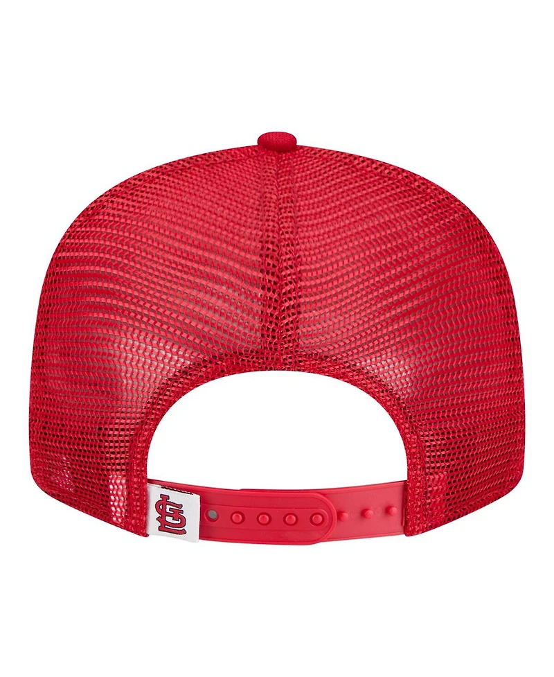 New Era Big Boys and Girls Red St. Louis Cardinals 9FIFTY Trucker Snapback Hat