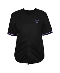 Fanatics Men's Eclipse Black Golden State Valkyries Big & Tall Full-Button Fashion Jersey