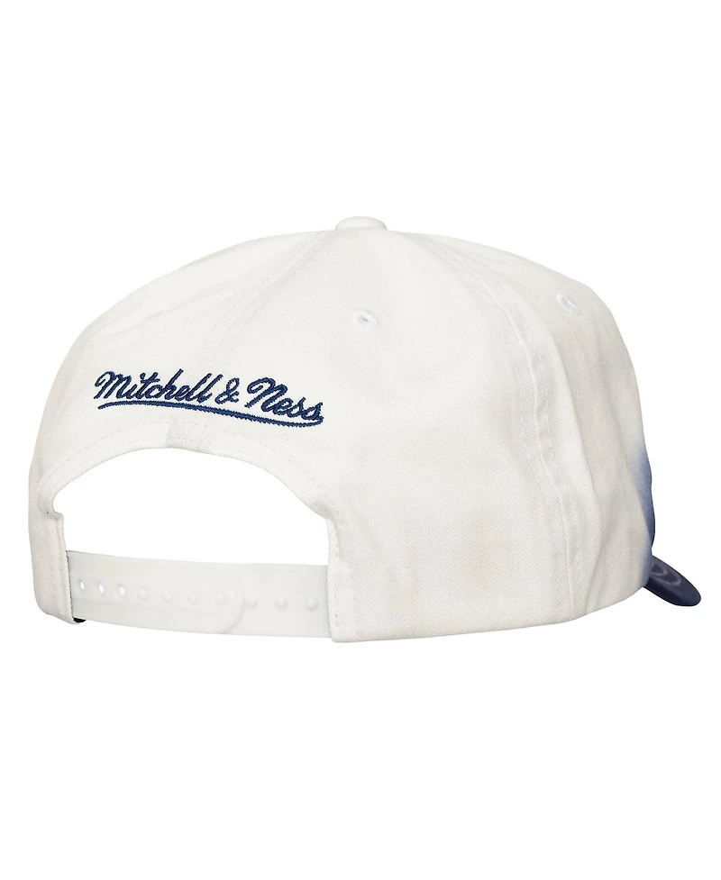 Mitchell & Ness Men's Royal/White New York Knicks Dip Dye Pro Crown Adjustable Hat