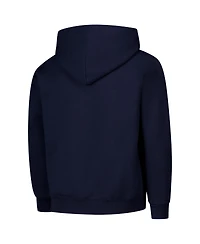 Champion Big Boys and Girls Navy West Virginia Mountaineers Campus Pullover Hoodie
