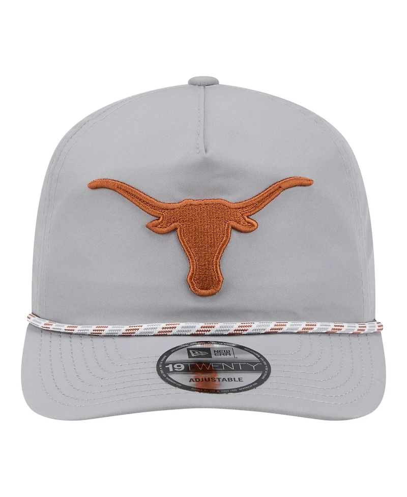 New Era Men's Gray Texas Longhorns 19TWENTY Adjustable Hat