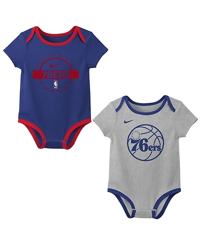 Nike Baby Boys and Girls 2-Piece Philadelphia 76ers Bodysuit Set
