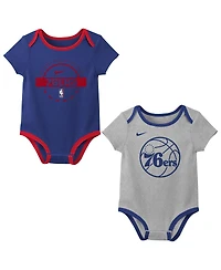 Nike Baby Boys and Girls 2-Piece Philadelphia 76ers Bodysuit Set