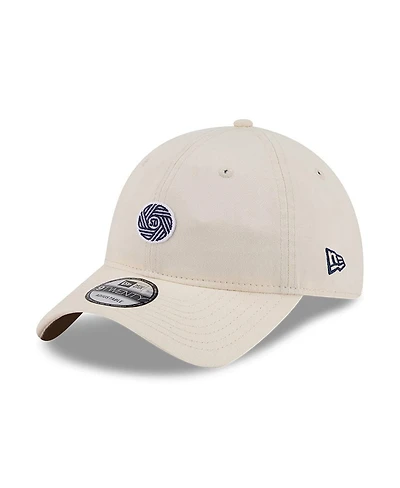 New Era Men's Beige San Diego Fc Micro Team Logo 9TWENTY Adjustable Hat