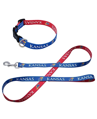 Wincraft Kansas Jayhawks Pet Leash and Collar Set
