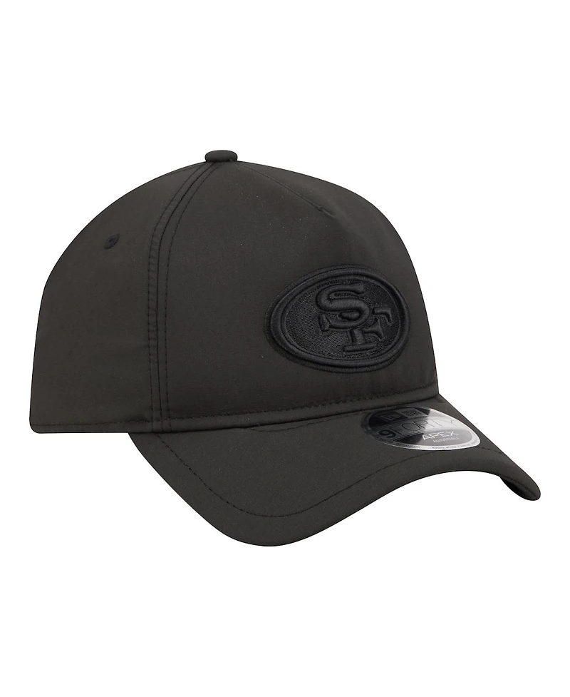 New Era Men's Black San Francisco 49ers Apex 9FORTY Adjustable Hat