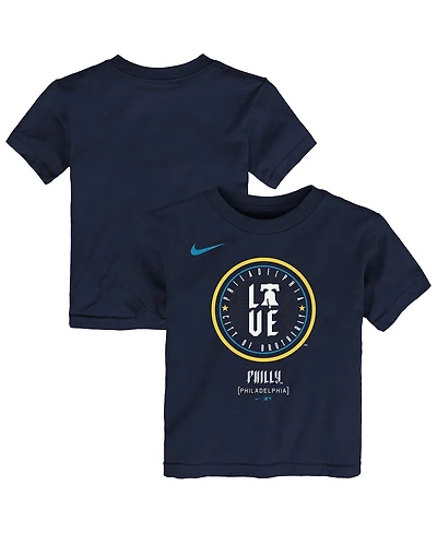 Nike Toddler Navy Philadelphia Phillies City Connect Logo T-Shirt