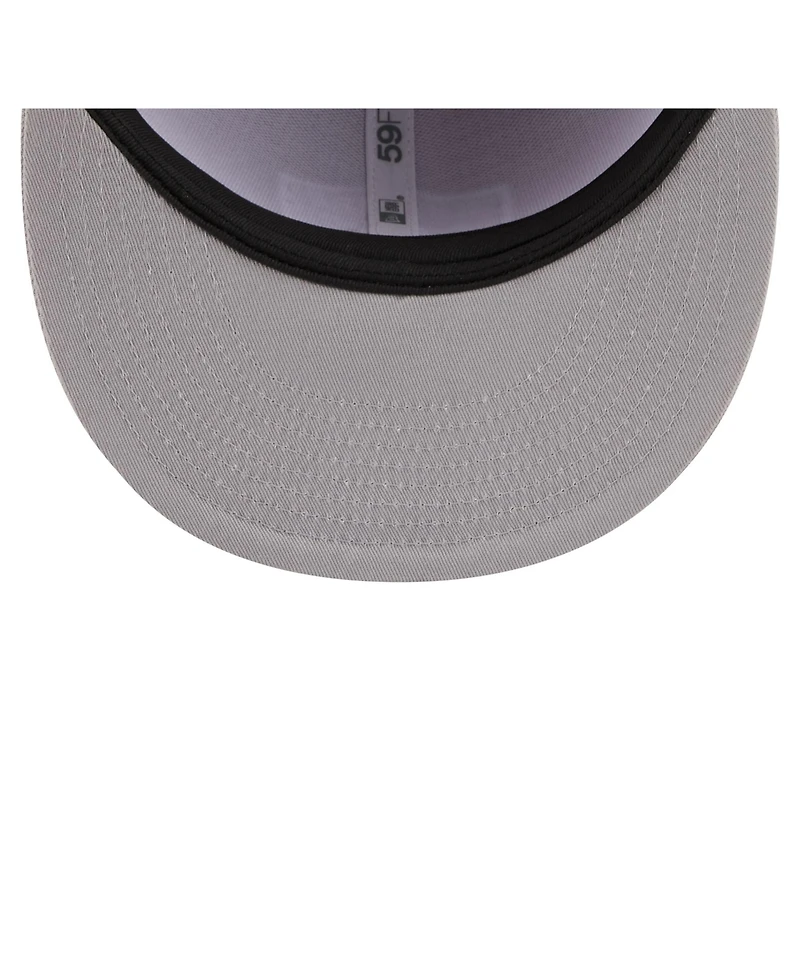 New Era Men's Gray Las Vegas Raiders 59FIFTY Fitted Hat