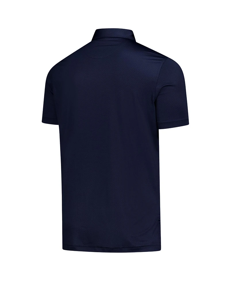 Peter Millar Men's Navy Tgl Tesseract Performance Polo Shirt