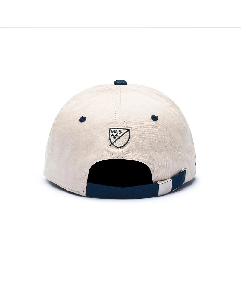 Fan Ink Men's and Women's Tan/Navy Nashville Sc Ocean Drive Adjustable Hat