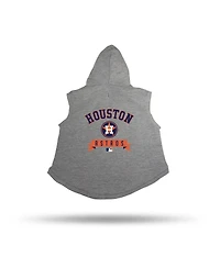 Sparo Gray Houston Astros Pet Hooded Sweatshirt