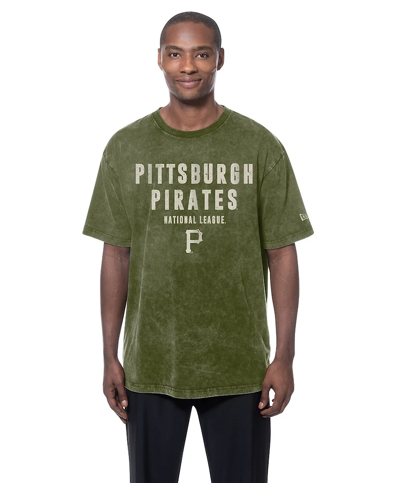 New Era Men's Olive Pittsburgh Pirates 2026 Armed Forces Day T-Shirt