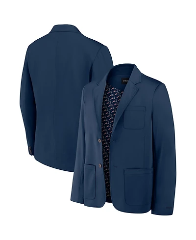 J. Palmer Men's Navy New England Patriots Man-In-Motion Blazer