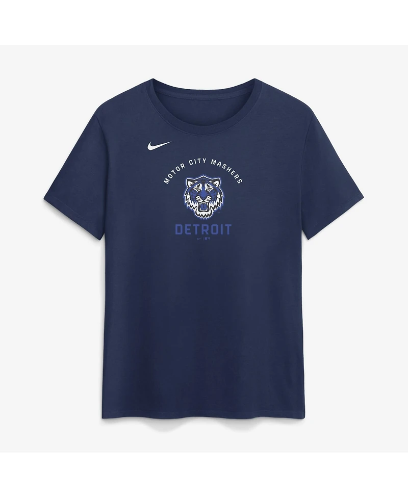 Nike Women's Navy Detroit Tigers City Connect Arch T-Shirt