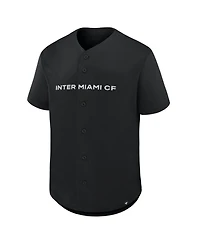 Fanatics Men's Black Inter Miami Cf Maximum Intensity Button-Up Jersey
