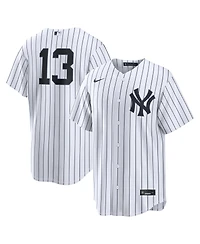 Nike Men's Jazz Chisholm Jr. White New York Yankees Home Replica Jersey