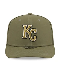 New Era Men's Olive Kansas City Royals 2026 Armed Forces Day 9SEVENTY Adjustable Hat