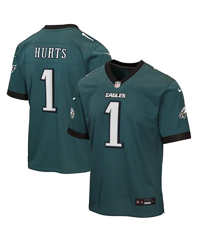 Nike Big Boys and Girls Jalen Hurts Midnight Green Philadelphia Eagles Team Game Jersey