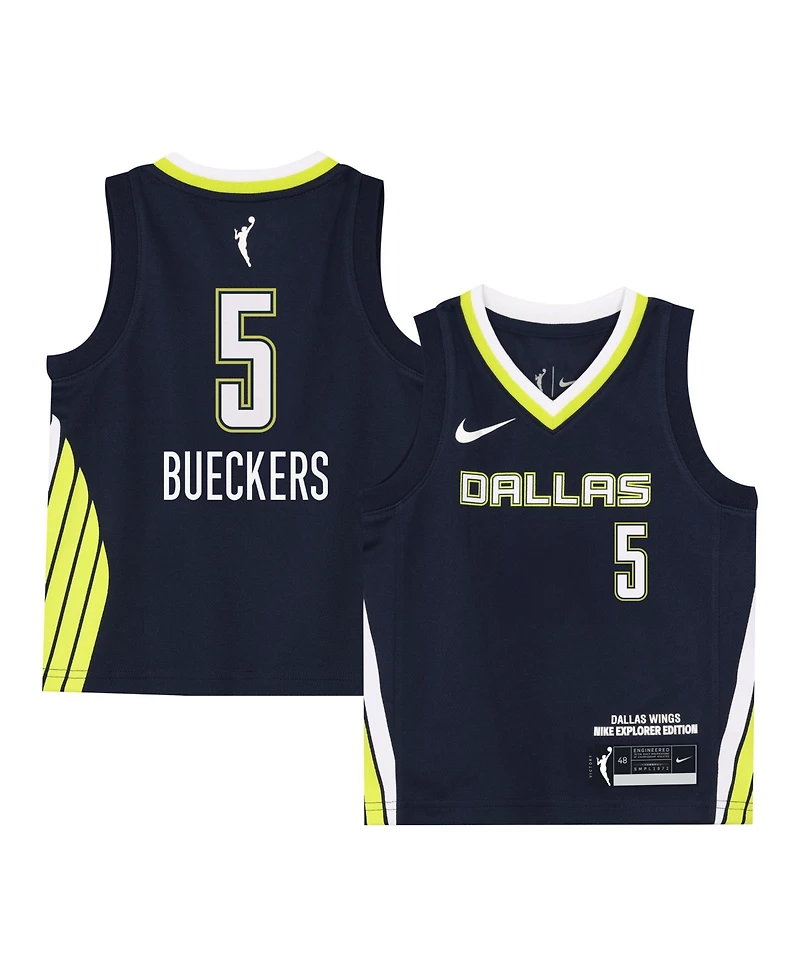 Nike Toddler Paige Bueckers Navy Dallas Wings Victory Explorer Edition Jersey