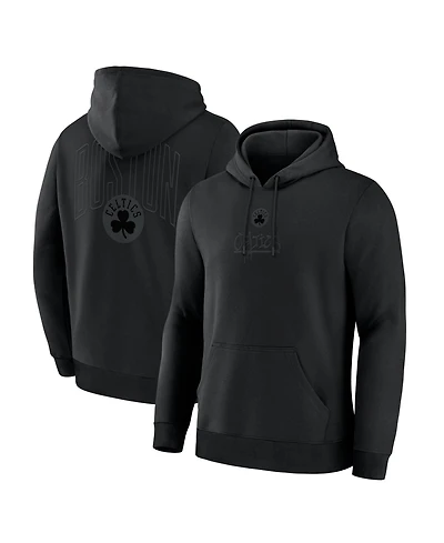 Fanatics Men's Boston Celtics Black Out Hoodie