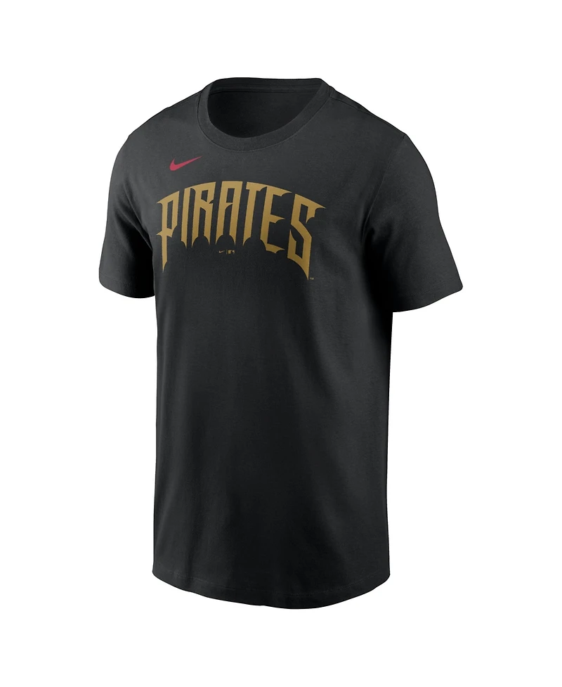 Nike Men's Konnor Griffin Black Pittsburgh Pirates 2026 City Connect Name and Number T-Shirt
