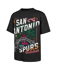 '47 Brand Men's Black San Antonio Spurs Regional Franklin T-Shirt