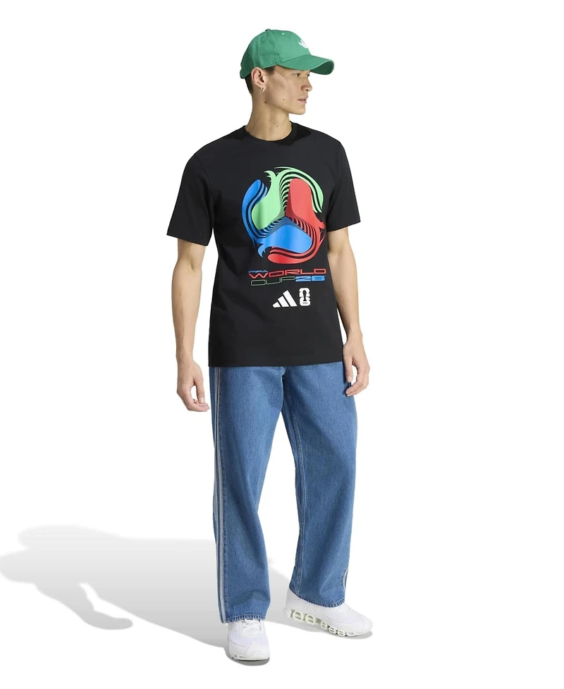 Adidas Men's Black 2026 Fifa World Cup Tour T-Shirt
