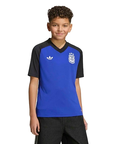 Adidas Big Boys and Girls Blue Argentina National Team 2026 Pre-Match Jersey