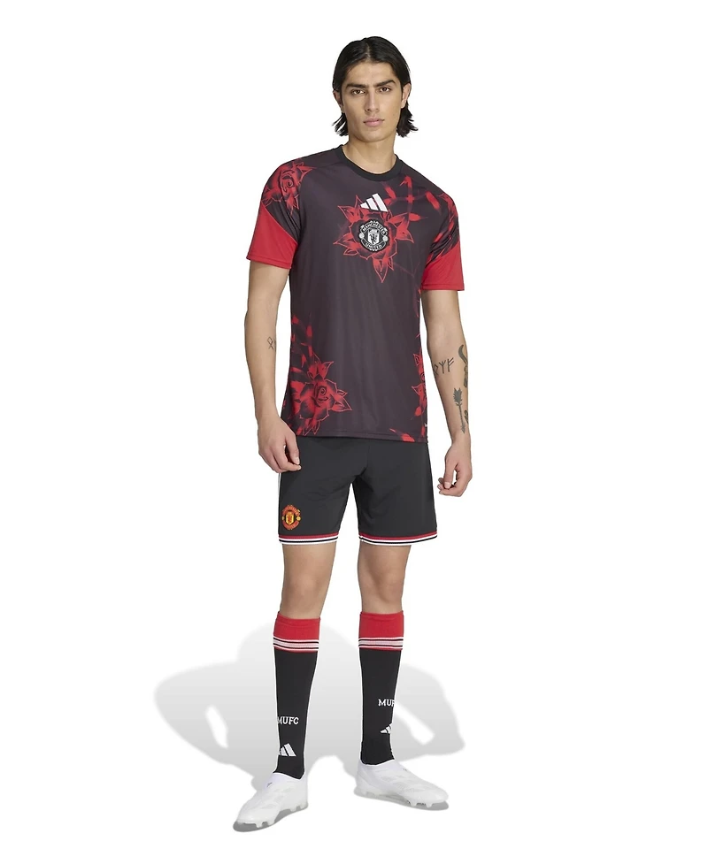 Adidas Men's Black Manchester United Home 2026/27 Pre-Match Jersey