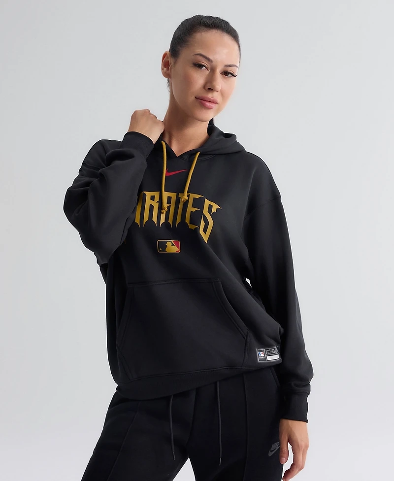 Nike Women's Black Pittsburgh Pirates Authentic Collection City Connect Therma Hoodie