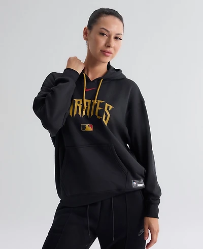 Nike Women's Black Pittsburgh Pirates Authentic Collection City Connect Therma Hoodie