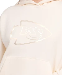 Starter Women's Cream Kansas City Chiefs Pastels Relaxed Travel Hoodie