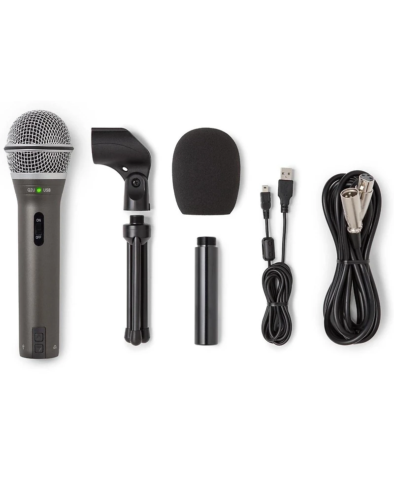 Samson Q2U Recording and Podcasting Pack with Usb/Xlr Dynamic Microphone