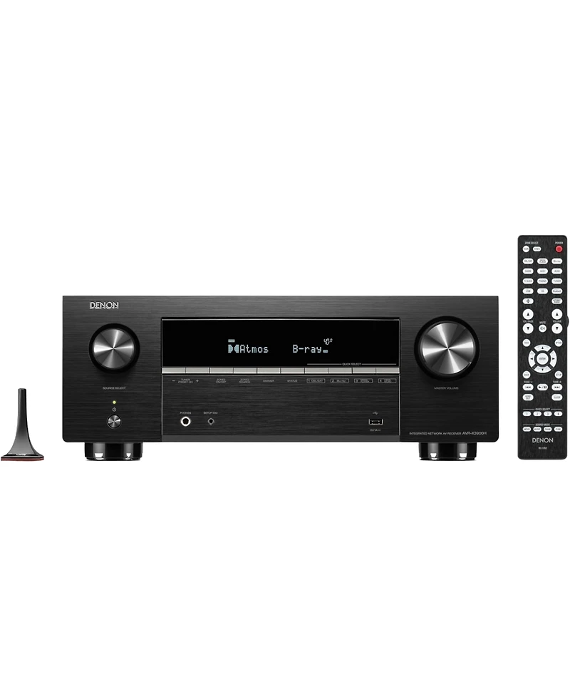 Denon Avr-X3900H 9.4 Ch 105W 8K Av Receiver Powered by Heos with Dolby Atmos